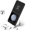 360 Rotating Ring Grip Hybrid Case for Samsung Galaxy Z Flip 6 - Black