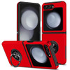 360 Rotating Ring Grip Hybrid Case for Samsung Galaxy Z Flip 6 - Red