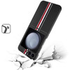 Carbon Fiber Series Protective Cover for Samsung Galaxy Z Flip 6 - Black