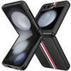 Carbon Fiber Series Protective Cover for Samsung Galaxy Z Flip 6 - Black