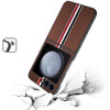 Carbon Fiber Series Protective Cover for Samsung Galaxy Z Flip 6 - Brown