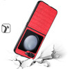 Alligator Skin Texture Leather Protective Cover for Samsung Galaxy Z Flip 6 - Red