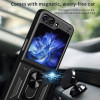 Ring Holder Case for Samsung Galaxy Z Flip 6 - Black