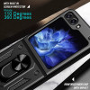 Ring Holder Case for Samsung Galaxy Z Flip 6 - Black