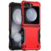 Military Grade Shockproof Hybrid Armor Case for Samsung Galaxy Z Flip 6 - Red