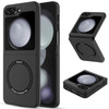 Slim Protective Cover with MagSafe Magnetic Ring for Samsung Galaxy Z Flip 6 - Black