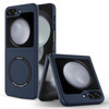 Slim Protective Cover with MagSafe Magnetic Ring for Samsung Galaxy Z Flip 6 - Blue