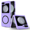 Slim Protective Cover with MagSafe Magnetic Ring for Samsung Galaxy Z Flip 6 - Purple
