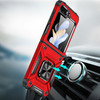 Robust Series Dual Layer Hybrid Case with Ring Grip for Samsung Galaxy Z Flip 6 - Red