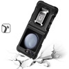 Military Grade Shockproof Hybrid Armor Case with Ring Grip for Samsung Galaxy Z Flip 6 - Black