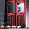 TUFF Hybrid Armor Case with Kickstand for Samsung Galaxy Z Flip 6 - Red