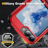 TUFF Hybrid Armor Case with Kickstand for Samsung Galaxy Z Flip 6 - Red