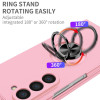 Slim Protective Cover with Ring Grip for Samsung Galaxy Z Fold 6 - Pink