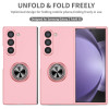 Slim Protective Cover with Ring Grip for Samsung Galaxy Z Fold 6 - Pink