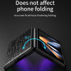 Alligator Skin Texture Leather Protective Cover for Samsung Galaxy Z Fold 6 - Black