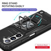 Robust Series Dual Layer Hybrid Case with Ring Grip for Samsung Galaxy Z Fold 6 - Black