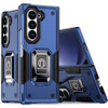 Military Grade Shockproof Hybrid Armor Case with Ring Grip for Samsung Galaxy Z Fold 6 - Blue
