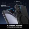 Slim Protective Cover with MagSafe Magnetic Ring for Samsung Galaxy Z Fold 6 - Black