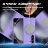 Slim Protective Cover with MagSafe Magnetic Ring for Samsung Galaxy Z Fold 6 - Purple