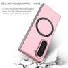 Slim Protective Cover with MagSafe Magnetic Ring for Samsung Galaxy Z Fold 6 - Pink