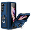 Ring Grip Hybrid Case with Hinge Protection for Samsung Galaxy Z Fold 6 - Blue