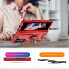 Ring Grip Hybrid Case with Hinge Protection for Samsung Galaxy Z Fold 6 - Red