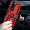 Ring Grip Hybrid Case with Hinge Protection for Samsung Galaxy Z Fold 6 - Red