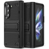 TUFF Hybrid Armor Case with Hinge Protection and Kickstand for Samsung Galaxy Z Fold 6 - Black