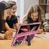 TUFF Hybrid Armor Case with Hinge Protection and Kickstand for Samsung Galaxy Z Fold 6 - Pink