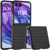Alligator Skin Texture Leather Protective Cover for Motorola Razr 2024 - Black