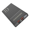 10000mAh 20W PD Power Delivery + 22.5W Quick Charge Fast Charging High-Capacity Power Bank Battery Charger - Black
