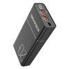 20000mAh 20W PD Power Delivery + 22.5W Quick Charge Fast Charging High-Capacity Power Bank Battery Charger - Black