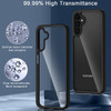 Fusion Shield Tough Snap-on Transparent Case for Samsung Galaxy A26 5G - Black