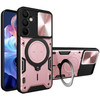 Superior Series Magnetic Hybrid Case with Ring Stand and Camera Lens Cover for Samsung Galaxy A26 5G - Rose Gold