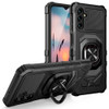 Military Grade Robotic Series Hybrid Case with Ring Grip for Samsung Galaxy A26 5G - Black