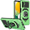 Military Grade Robotic Series Hybrid Case with Ring Grip for Samsung Galaxy A26 5G - Green