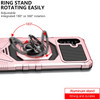 Military Grade Robotic Series Hybrid Case with Ring Grip for Samsung Galaxy A26 5G - Rose Gold