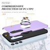 360 Rotating Ring Grip Hybrid Case for Samsung Galaxy A26 5G - Purple