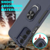 Military Grade TUFF Shockproof Hybrid Armor Case with Ring Grip for Samsung Galaxy A26 5G - Blue