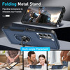 Military Grade TUFF Shockproof Hybrid Armor Case with Ring Grip for Samsung Galaxy A26 5G - Blue