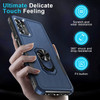 Military Grade TUFF Shockproof Hybrid Armor Case with Ring Grip for Samsung Galaxy A26 5G - Blue