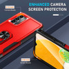 Military Grade TUFF Shockproof Hybrid Armor Case with Ring Grip for Samsung Galaxy A26 5G - Red