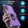Military Grade TUFF Shockproof Hybrid Armor Case with Ring Grip for Samsung Galaxy A26 5G - Purple