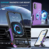 Military Grade TUFF Shockproof Hybrid Armor Case with Ring Grip for Samsung Galaxy A26 5G - Purple