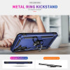 Military Grade Hybrid Case with Ring Grip for Samsung Galaxy A26 5G - Blue