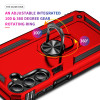 Military Grade Hybrid Case with Ring Grip for Samsung Galaxy A26 5G - Red