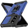 Military Grade All-In-One Ring Stand Card Case for Samsung Galaxy A26 5G - Blue