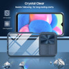HD Transparent Case with Camera Privacy Cover for Samsung Galaxy A26 5G - Blue