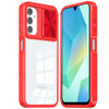 HD Transparent Case with Camera Privacy Cover for Samsung Galaxy A26 5G - Red