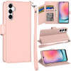 Extra Series Essential Leather Wallet Stand Case for Samsung Galaxy A26 5G - Rose Gold